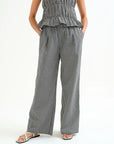 COMPAÑIA FANTASTICA PANTALON CUADROS VICHY NEGRO