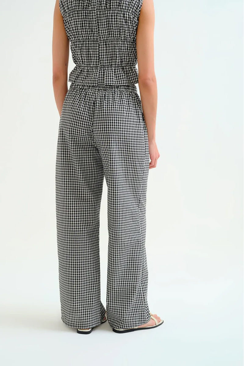 COMPAÑIA FANTASTICA PANTALON CUADROS VICHY NEGRO