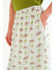 COMPAÑIA FANTASTICA FALDA CON ESTAMPADO ELEFANTE