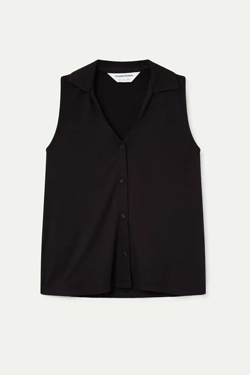 COMPAÑIA FANTASTICA CAMISA BASICA NEGRO