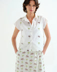 COMPAÑIA FANTASTICA CAMISA CON ESTAMPADO ELEFANTE