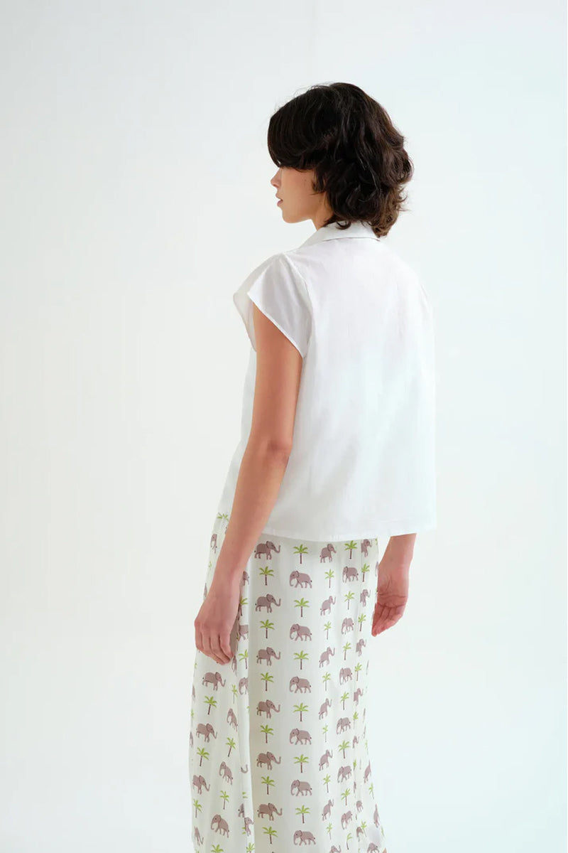 COMPAÑIA FANTASTICA CAMISA CON ESTAMPADO ELEFANTE