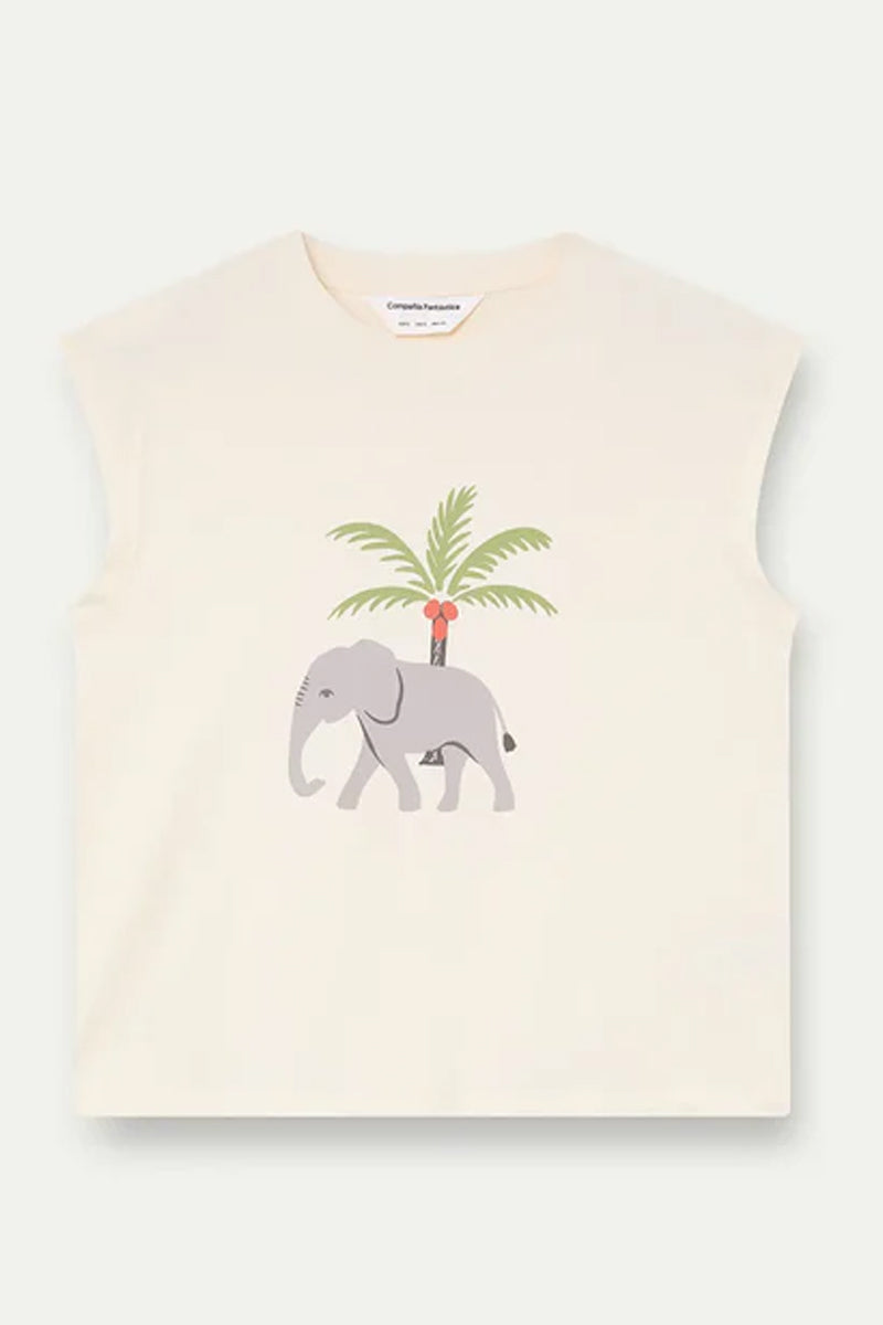 COMPAÑIA FANTASTICA CAMISETA CON ESTAMPADO ELEFANT