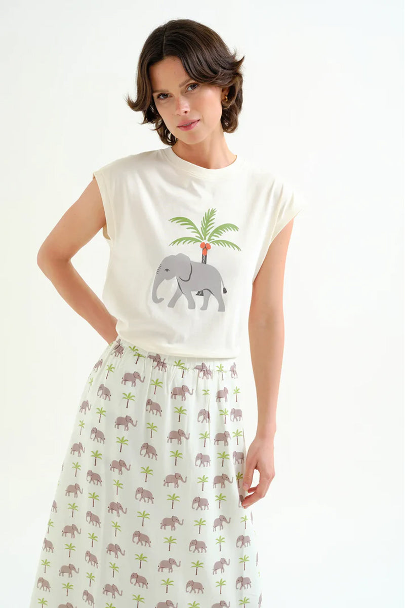 COMPAÑIA FANTASTICA CAMISETA CON ESTAMPADO ELEFANT