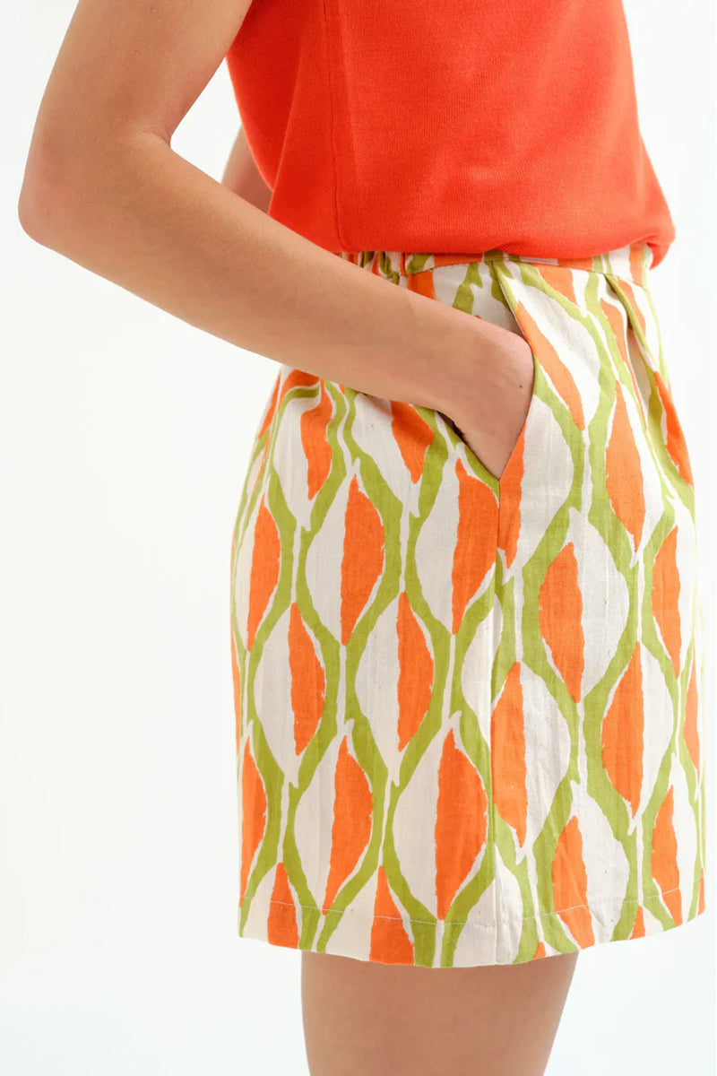 COMPAÑIA FANTASTICA SHORTS CON ESTAMPADO ALOE