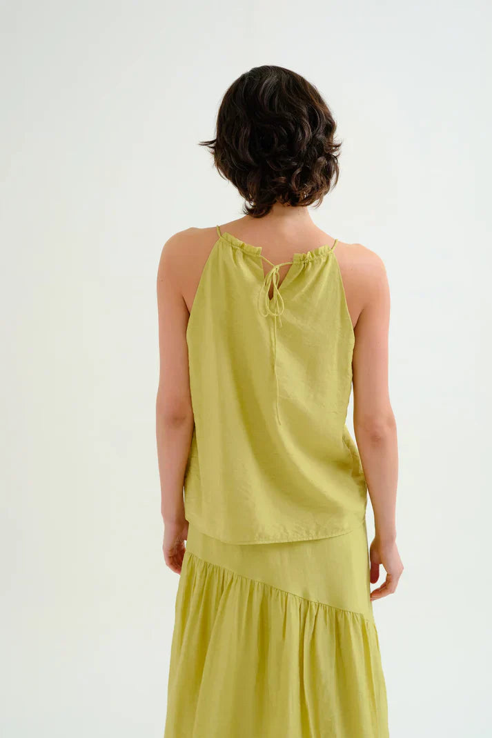 COMPAÑIA FANTASTICA TOP HALTER VERDE