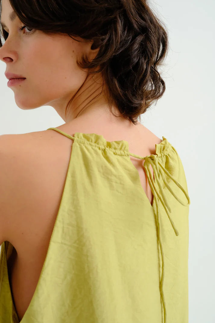 COMPAÑIA FANTASTICA TOP HALTER VERDE