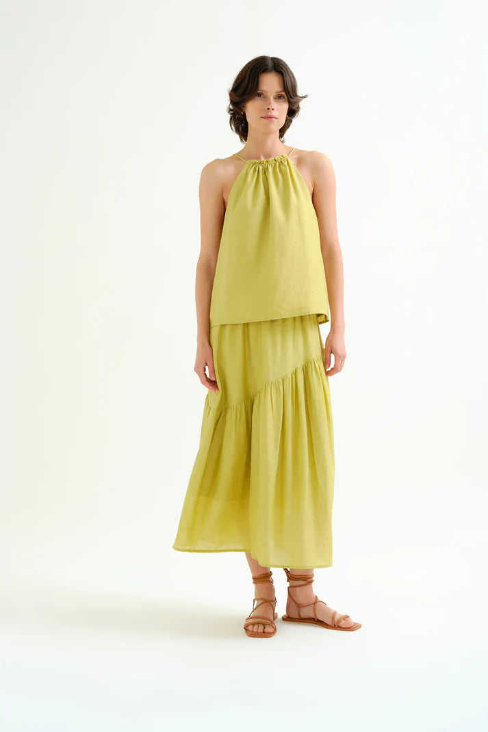 COMPAÑIA FANTASTICA TOP HALTER VERDE