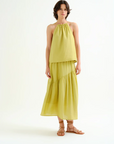 COMPAÑIA FANTASTICA TOP HALTER VERDE