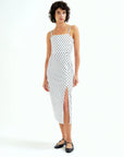 COMPAÑIA FANTASTICA VESTIDO MIDI CON ESTAMPADO DE