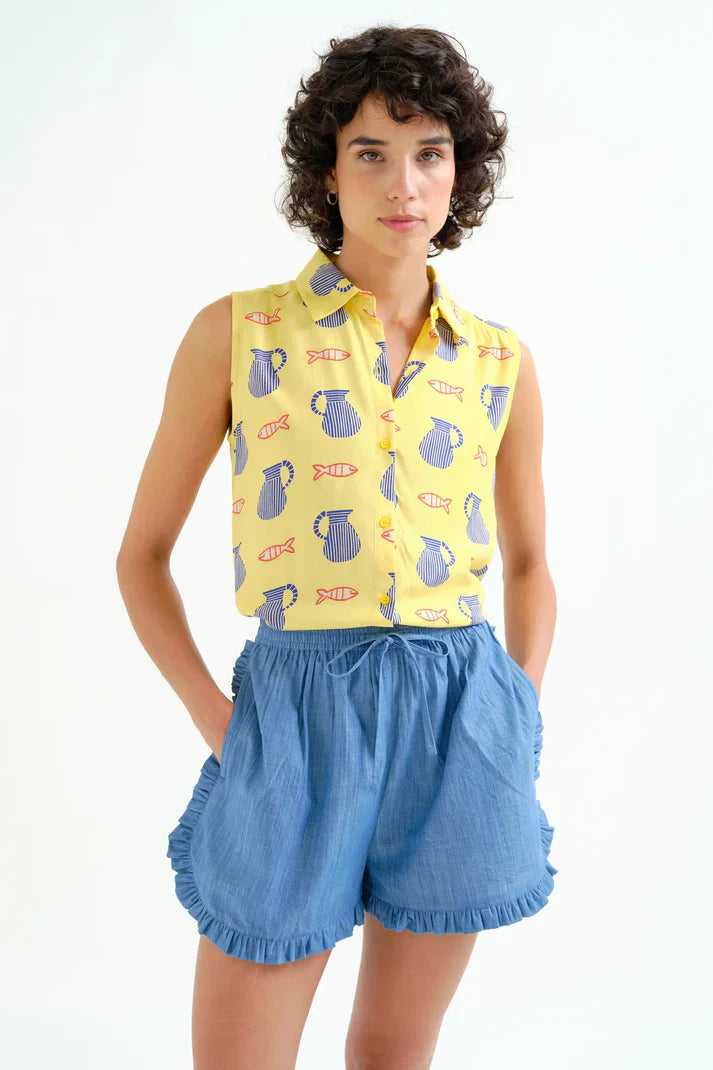 COMPAÑIA FANTASTICA CAMISA CON ESTAMPADO BRAVA
