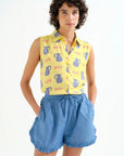 COMPAÑIA FANTASTICA CAMISA CON ESTAMPADO BRAVA