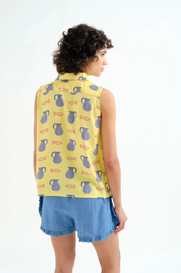 COMPAÑIA FANTASTICA CAMISA CON ESTAMPADO BRAVA