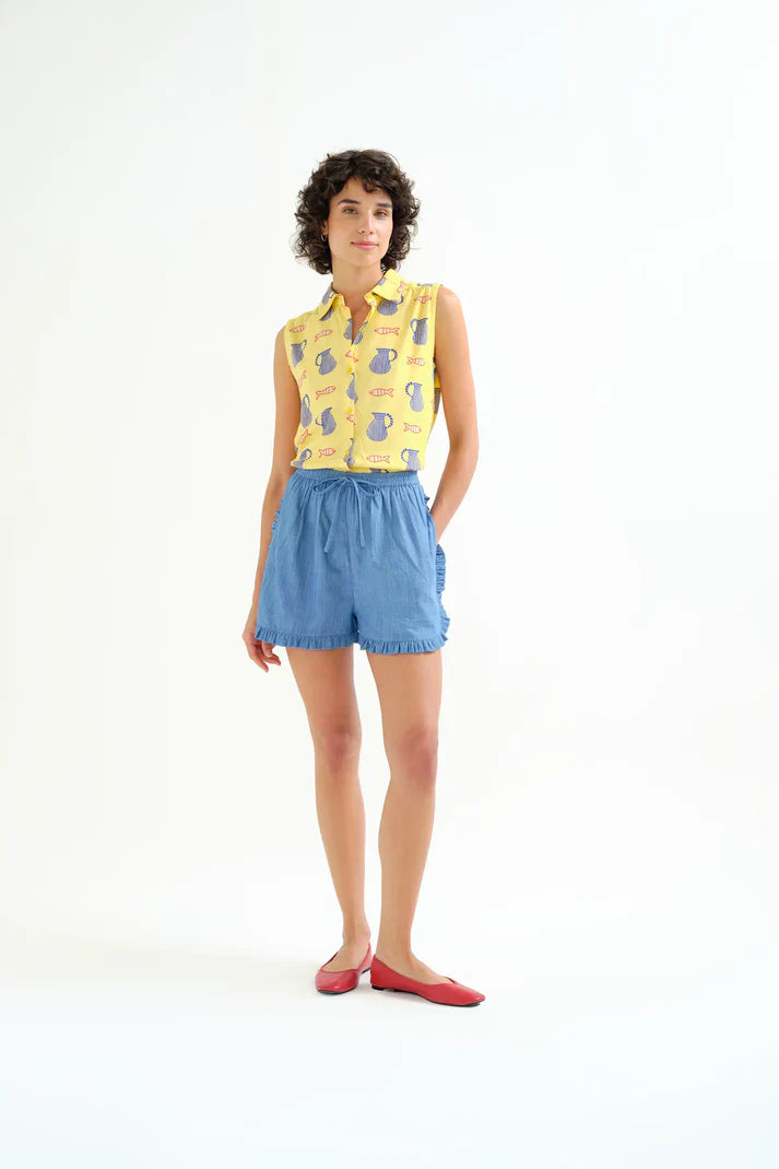 COMPAÑIA FANTASTICA CAMISA CON ESTAMPADO BRAVA