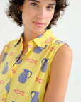 COMPAÑIA FANTASTICA CAMISA CON ESTAMPADO BRAVA