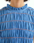COMPAÑIA FANTASTICA VESTIDO CORTO 100% ALGODON CHA