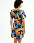 COMPAÑIA FANTASTICA VESTIDO CORTO CON ESTAMPADO TU