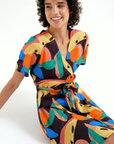COMPAÑIA FANTASTICA VESTIDO CORTO CON ESTAMPADO TU