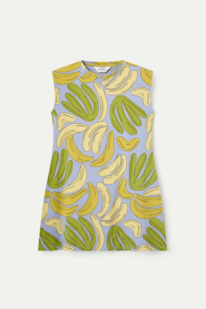 COMPAÑIA FANTASTICA VESTIDO CORTO CON ESTAMPADO GU