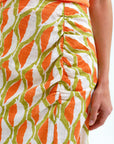 COMPAÑIA FANTASTICA VESTIDO MIDI CON ESTAMPADO ALO