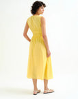 COMPAÑIA FANTASTICA VESTIDO MIDI 100% ALGODON AMAR