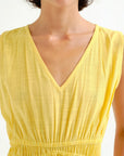 COMPAÑIA FANTASTICA VESTIDO MIDI 100% ALGODON AMAR