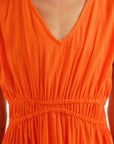 COMPAÑIA FANTASTICA VESTIDO MIDI 100% ALGODON NARA