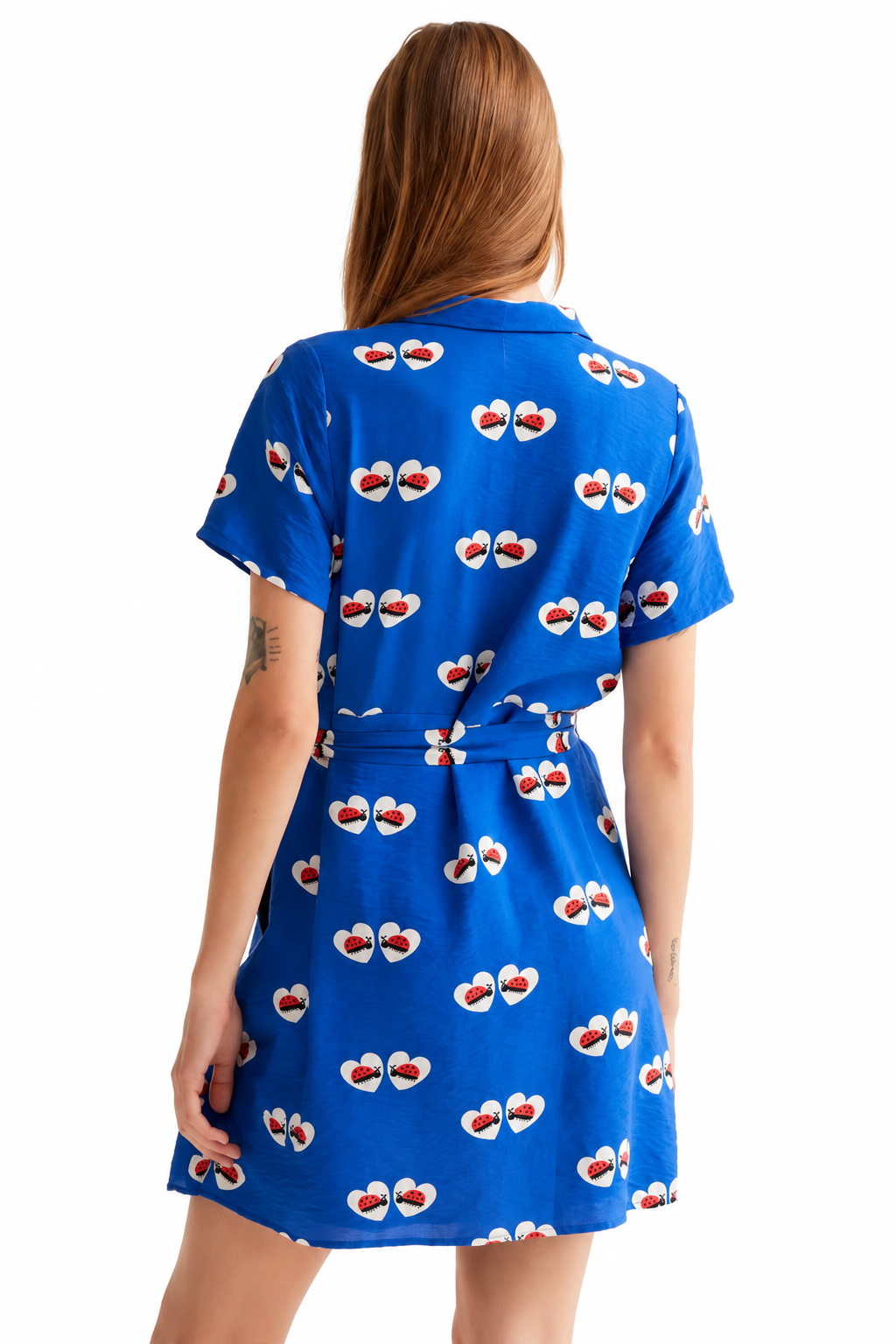 COMPANIA FANTASTICA VESTIDO CORTO CON ESTAMPADO CO