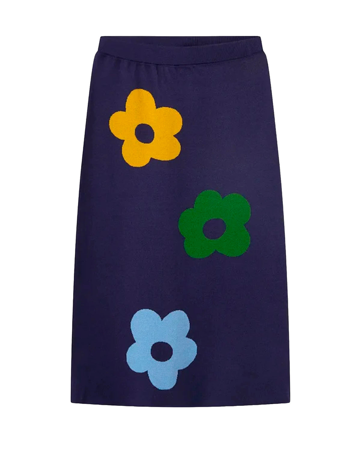COMPAÑÍA FANTASTICA FALDA MIDI CON ESTAMPADO EUPHO