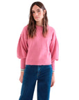COMPAÑIA FANTASTICA JERSEY BASICO DE PUNTO ROSA