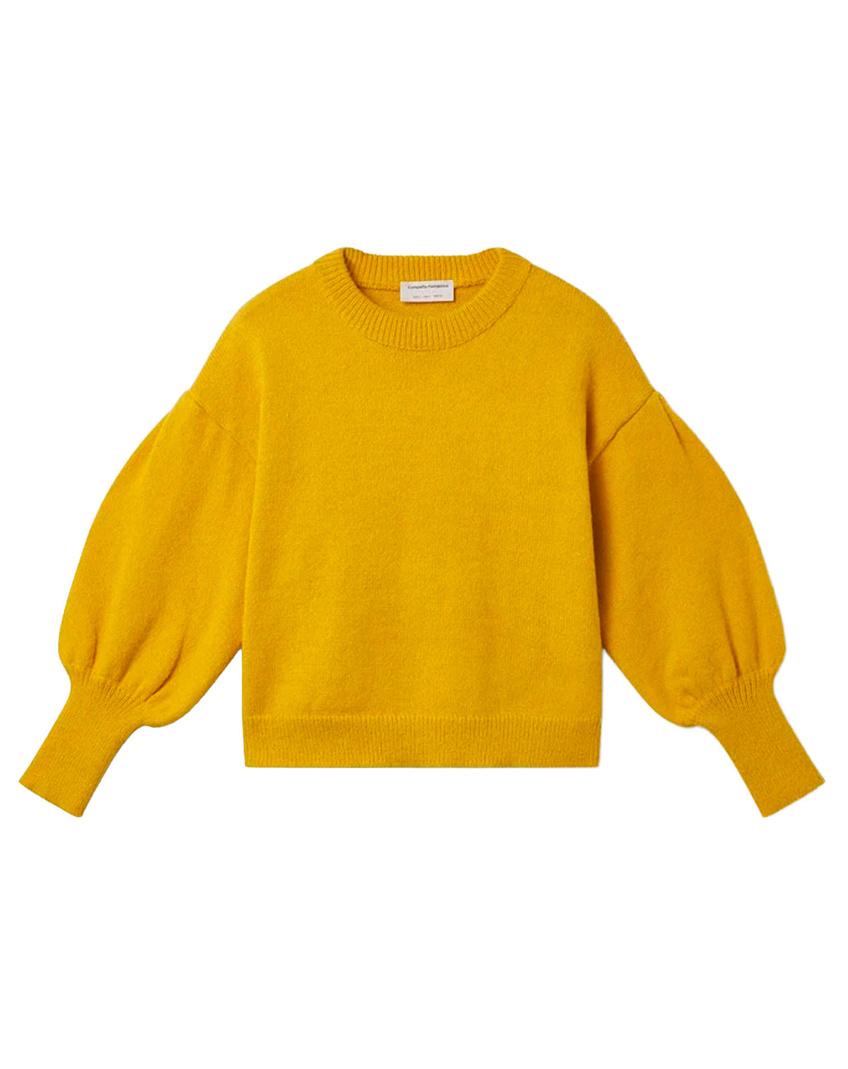 COMPAÑÍA FANTASTICA JERSEY BÁSICO DE PUNTO AMARILL