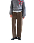 COMPAÑÍA FANTASTICA PANTALÓN DE PANA MARRÓN OSCURO