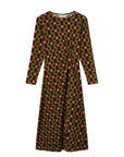 COMPAÑÍA FANTASTICA VESTIDO MIDI CON ESTAMPADO ABE