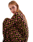 COMPAÑÍA FANTASTICA VESTIDO MIDI CON ESTAMPADO ABE