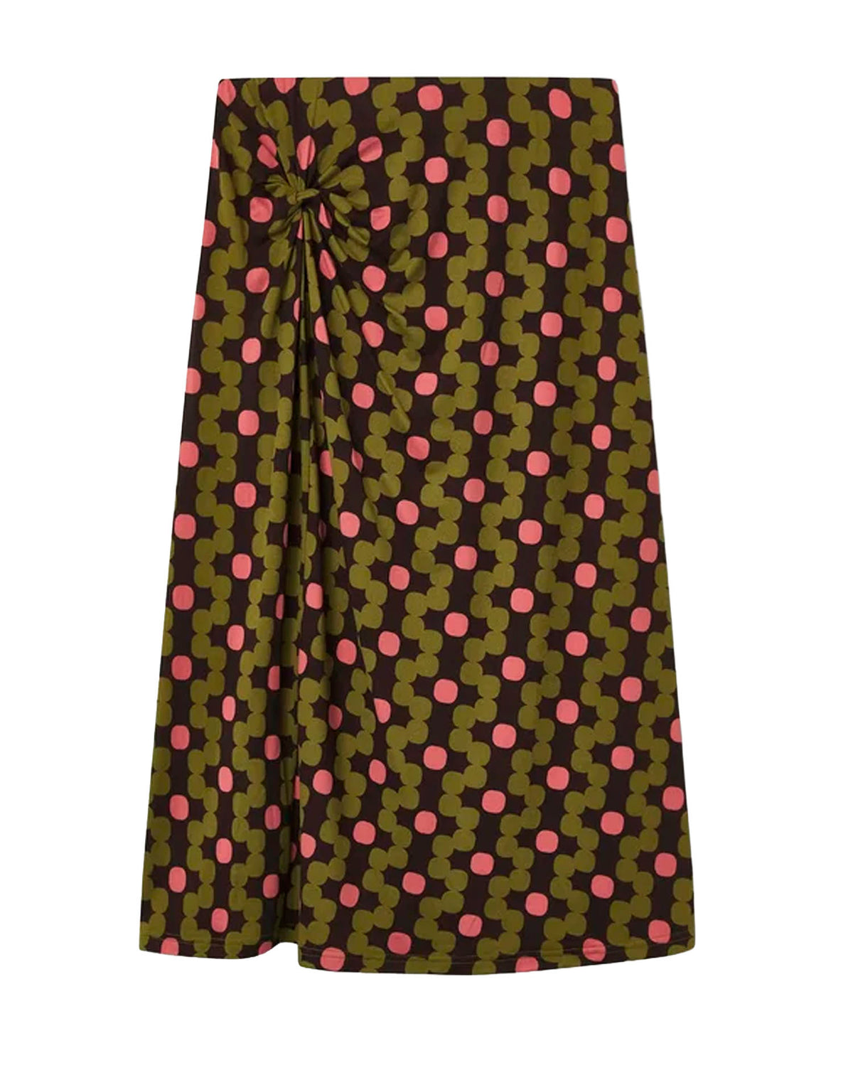 COMPAÑIA FANTASTICA FALDA MIDI CON ESTAMPADO ABERD