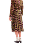 COMPAÑIA FANTASTICA FALDA MIDI CON ESTAMPADO ABERD