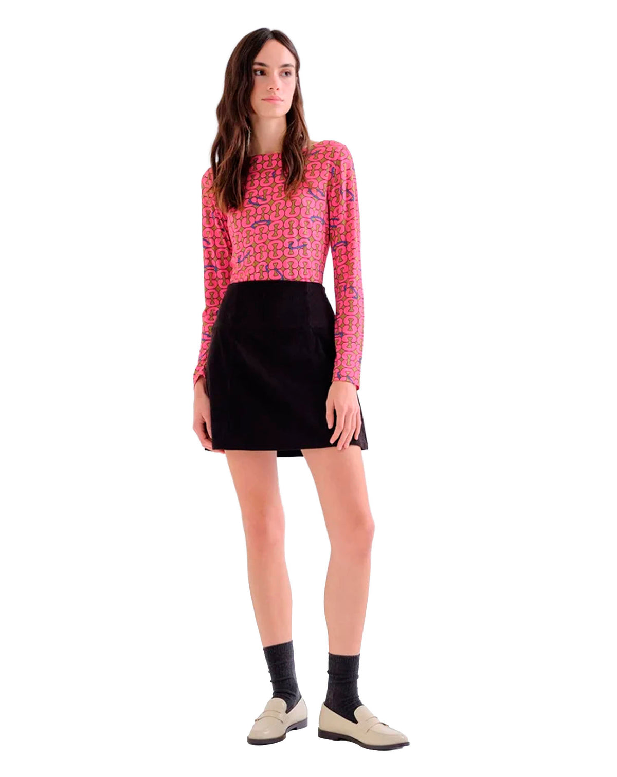 COMPAÑIA FANTASTICA CAMISETA CON ESTAMPADO CATENA