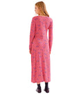 COMPAÑÍA FANTASTICA VESTIDO MIDI CON ESTAMPADO CAT