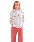 COMPAÑIA FANTASTICA CAMISA 100% ALGODON CON BORDAD