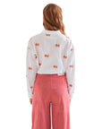 COMPAÑIA FANTASTICA CAMISA 100% ALGODON CON BORDAD
