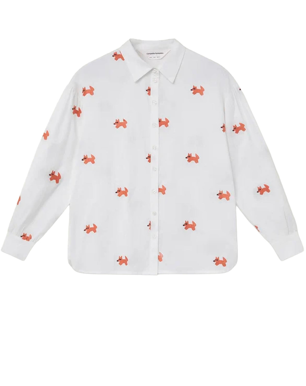 COMPAÑIA FANTASTICA CAMISA 100% ALGODON CON BORDAD