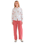 COMPAÑIA FANTASTICA CAMISA 100% ALGODON CON BORDAD