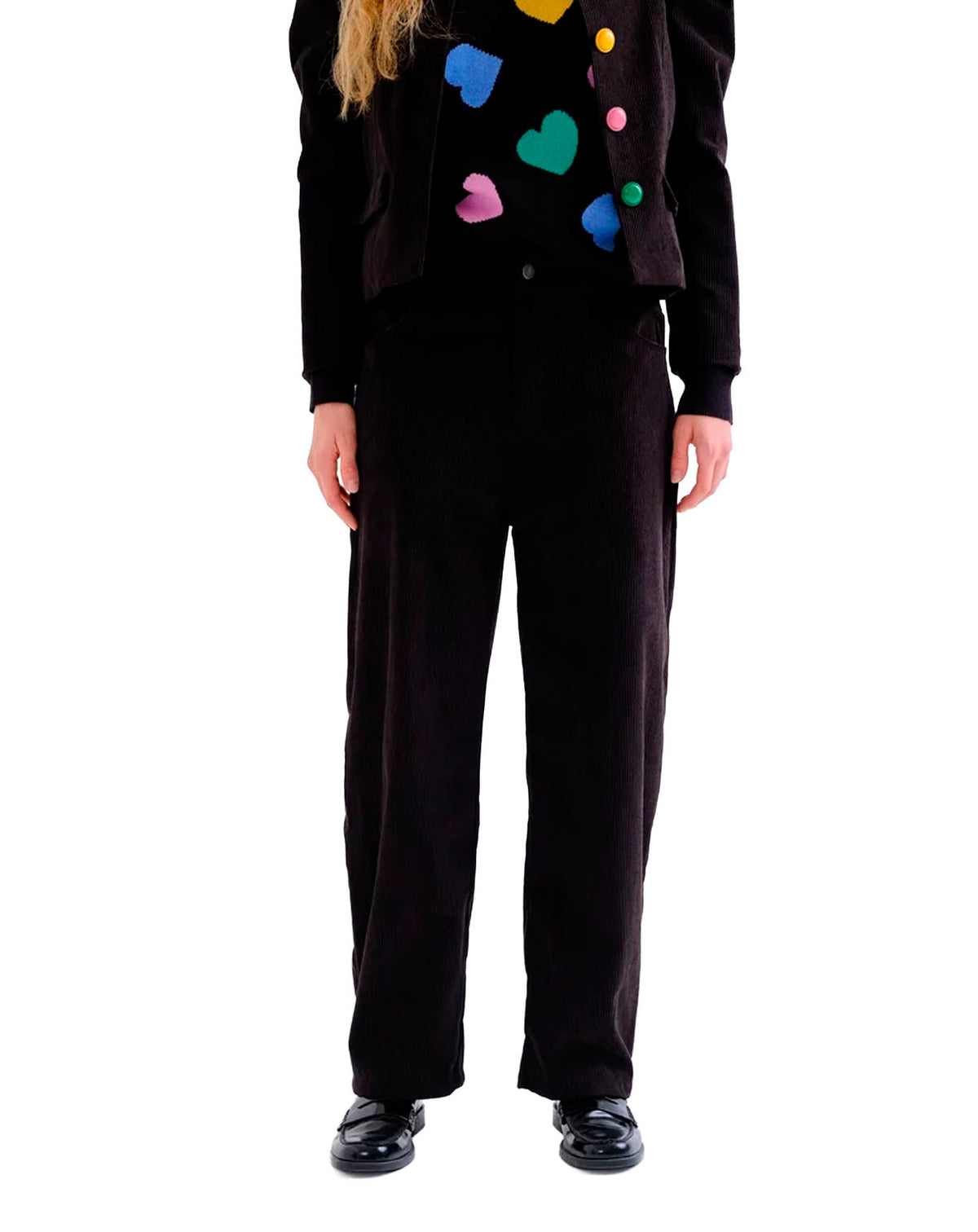 COMPAÑIA FANTASTICA PANTALON DE PANA NEGRO