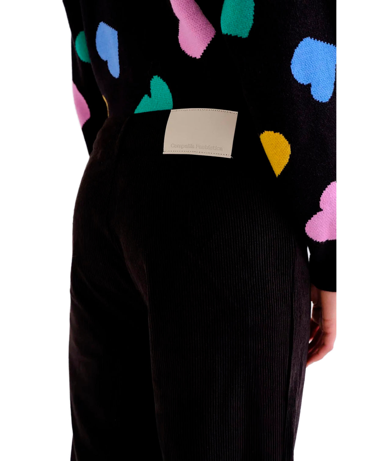 COMPAÑIA FANTASTICA PANTALON DE PANA NEGRO