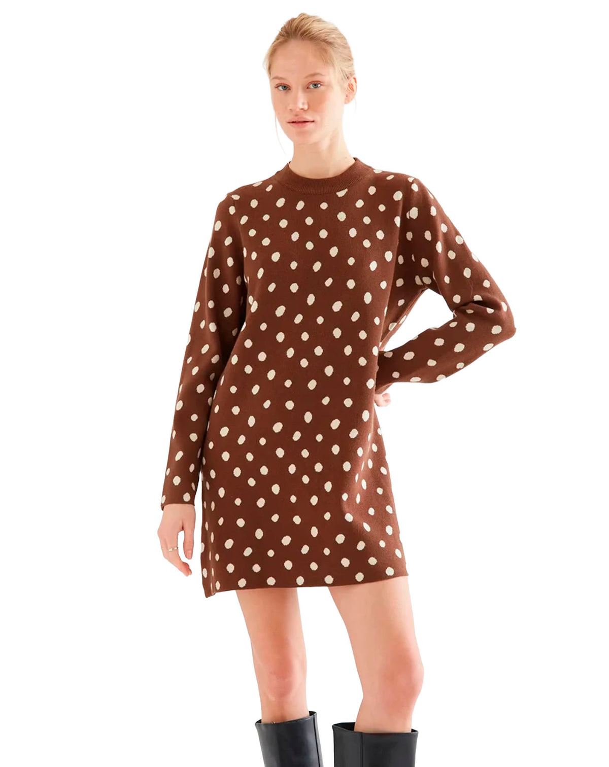 COMPAÑÍA FANTASTICA VESTIDO CORTO CON ESTAMPADO PU
