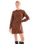 COMPAÑÍA FANTASTICA VESTIDO CORTO CON ESTAMPADO PU