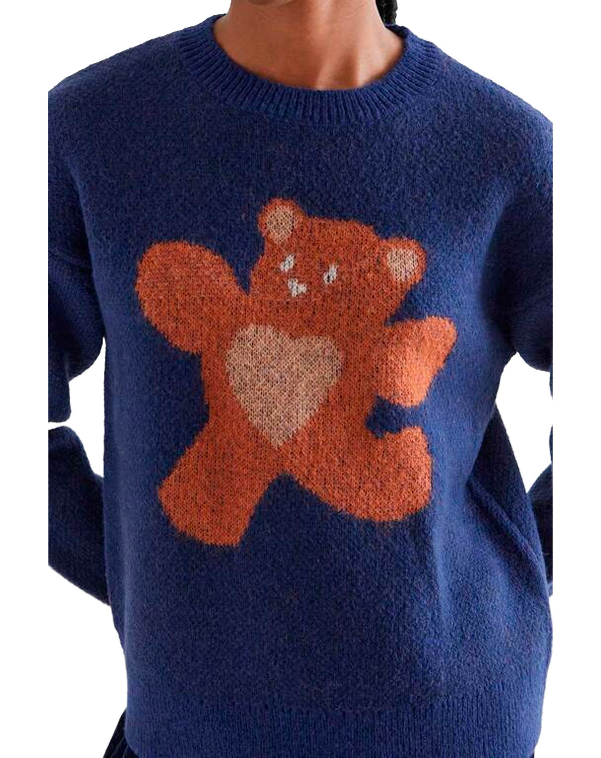 COMPAÑÍA FANTASTICA JERSEY PUNTO CON ESTAMPADO OSO