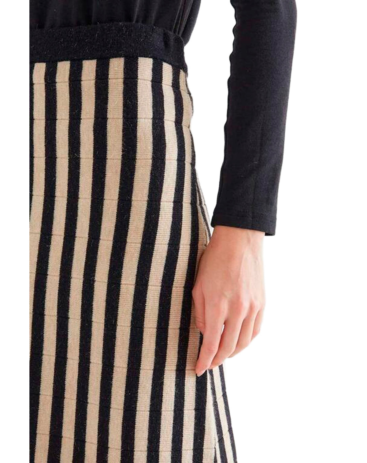 COMPAÑÍA FANTASTICA FALDA MIDI CON ESTAMPADO DE RA