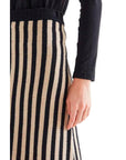 COMPAÑÍA FANTASTICA FALDA MIDI CON ESTAMPADO DE RA