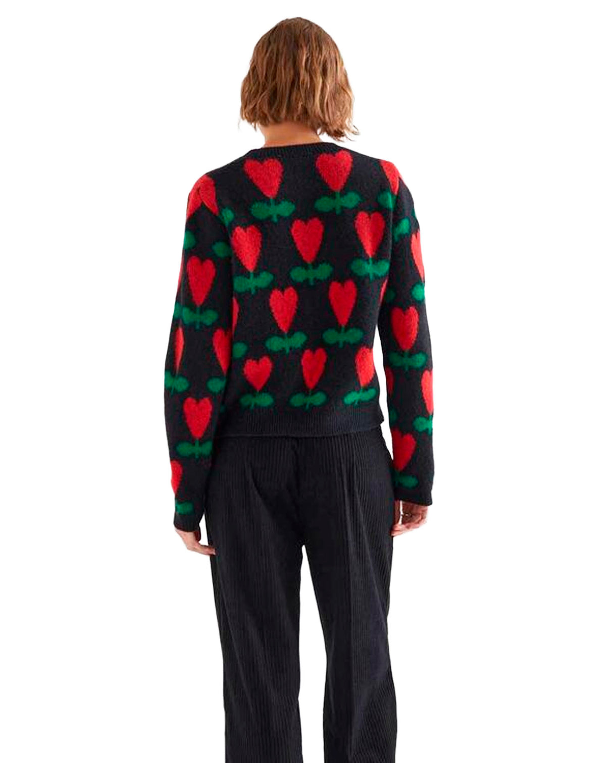 COMPAÑÍA FANTASTICA CÁRDIGAN CON ESTAMPADO CICLAME